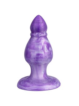 Silexd Queen - Purple Thermoreactive Silicone Anal Plug 9.2 cm