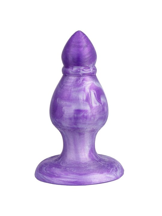 Silexd Queen - Plug Anale in Silicone Termoreattivo Viola 9,2 Cm