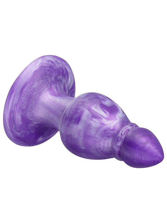 Silexd Queen - Purple Thermoreactive Silicone Anal Plug 9.2 cm