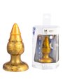 Silexd Goldy - Plug Anale in Silicone Termoreattivo Dorato 9,2 Cm