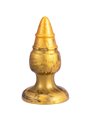 Silexd Goldy - Gold Thermoreactive Silicone Anal Plug 9.2 cm