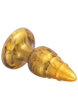 Silexd Goldy - Plug Anale in Silicone Termoreattivo Dorato 9,2 Cm