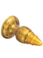 Silexd Goldy - Gold Thermoreactive Silicone Anal Plug 9.2 cm