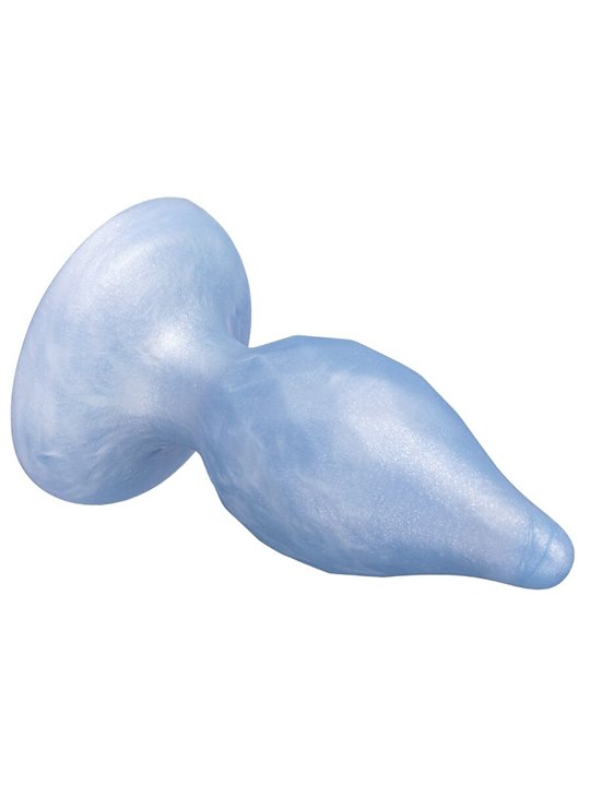 Silexd Diamond - Blue Heat-Reactive Silicone Anal Plug 9.2 cm
