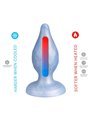 Silexd Diamond - Plug Anale in Silicone Termoreattivo Blu 9,2 Cm