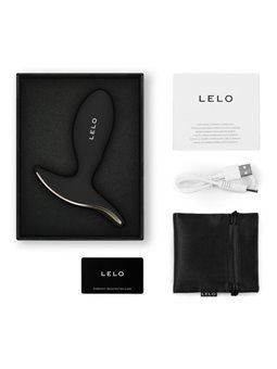 Lelo Surfer 2 - Unisex Vibrating Anal Massager, Black Silicone