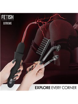 Fetish Submissive - Vibratore Wand con Elettrostimolazione