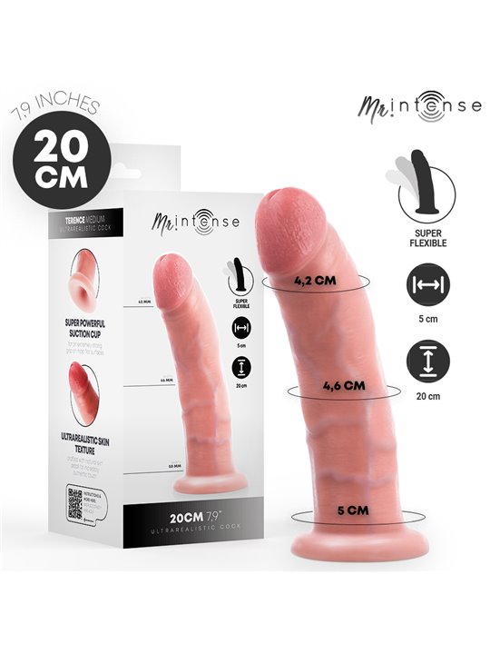 Mr Intense Terence - Realistic Flexible Dildo 20 cm -Ø- 5 cm