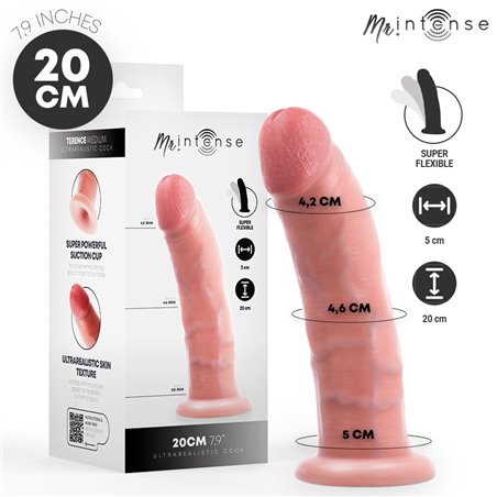 Mr Intense Terence - Realistic Flexible Dildo 20 cm -Ø- 5 cm