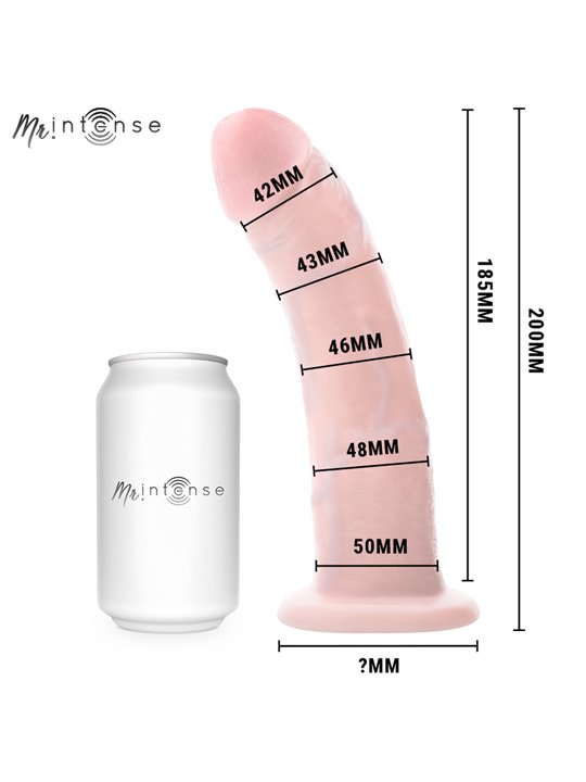 Mr Intense Terence - Realistic Flexible Dildo 20 cm -Ø- 5 cm