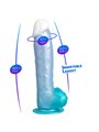Silexd Angel - Dildo in Silicone Termoreattivo Celeste 20,3 Cm