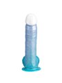 Silexd Angel - Dildo in Silicone Termoreattivo Celeste 20,3 Cm