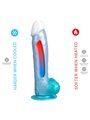 Silexd Angel - Dildo in Silicone Termoreattivo Celeste 20,3 Cm