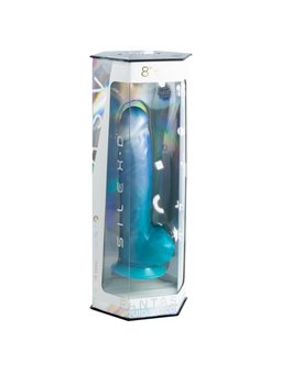 Silexd Angel - Dildo in Silicone Termoreattivo Celeste 20,3 Cm