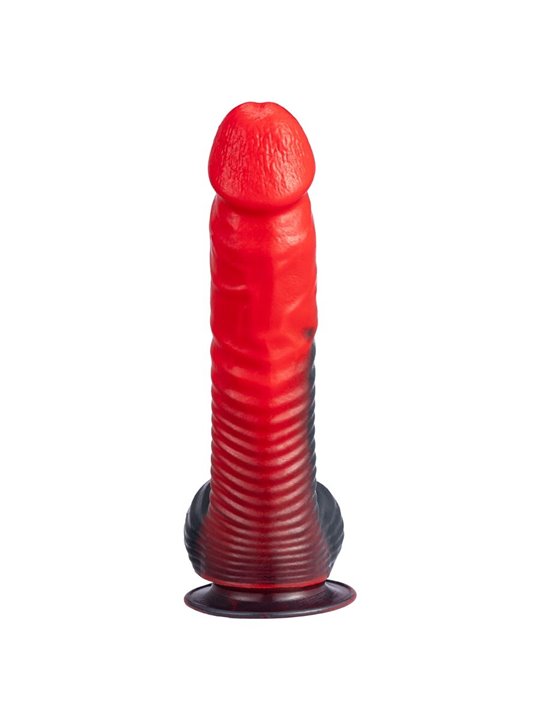 Silexd Devil - Dildo in Silicone Termoreattivo Rosso 20,3 Cm