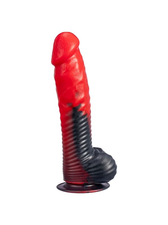 Silexd Devil - Dildo in Silicone Termoreattivo Rosso 20,3 Cm