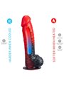Silexd Devil - Red Heat-Reactive Silicone Dildo 20.3 cm