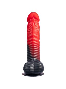 Silexd Devil - Dildo in Silicone Termoreattivo Rosso 20,3 Cm