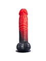 Silexd Devil - Dildo in Silicone Termoreattivo Rosso 20,3 Cm