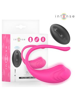Intense Olivia - Pink Silicone Vibrating Egg with Remote Control