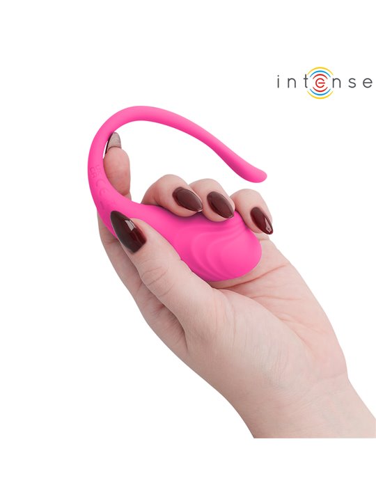 Intense Olivia - Ovetto Vibrante in Silicone Rosa con Telecomando