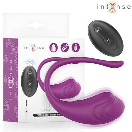 Intense Olivia - Ovetto Vibrante in Silicone Viola con Telecomando