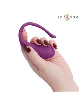 Intense Olivia - Purple Silicone Vibrating Egg with Remote Control