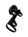 Snail Vibe Jovi Arc - Triplo Anello Fallico Vibrante Nero per Coppia