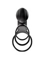 Snail Vibe Jovi Arc - Triplo Anello Fallico Vibrante Nero per Coppia