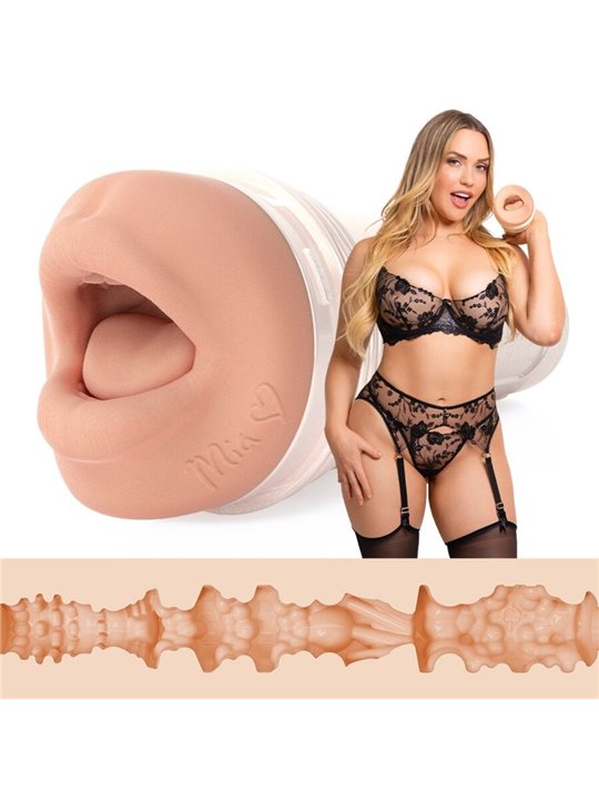 Fleshlight Girls - Masturbatore Uomo Bocca Realistica di Mia Malkova