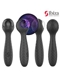 Ibiza - Double Silicone Vibrator Stimulator with Plasma Ball