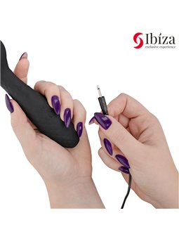 Ibiza - Double Silicone Vibrator Stimulator with Plasma Ball
