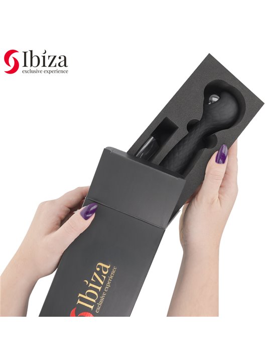 Ibiza - Double Silicone Vibrator Stimulator with Plasma Ball