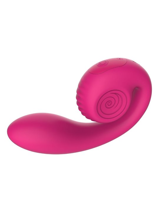 Snail Vibe Gizi Lite - Double G-Spot and Clitoral Vibrator Pink