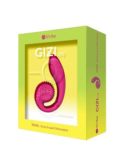 Snail Vibe Gizi Lite - Vibratore Doppio Punto G e Clitorideo Rosa