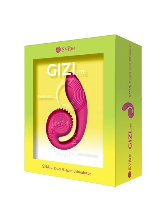 Snail Vibe Gizi Lite - Vibratore Doppio Punto G e Clitorideo Rosa