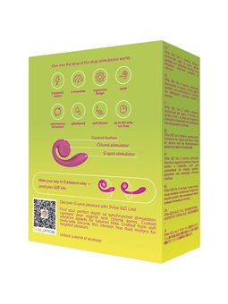 Snail Vibe Gizi Lite - Double G-Spot and Clitoral Vibrator Pink