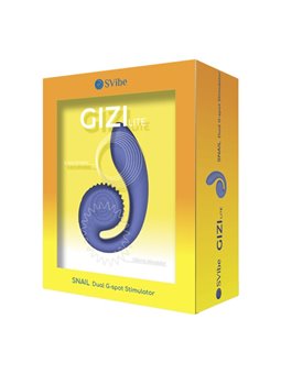 Snail Vibe Gizi Lite - Double G-Spot and Clitoral Vibrator Purple