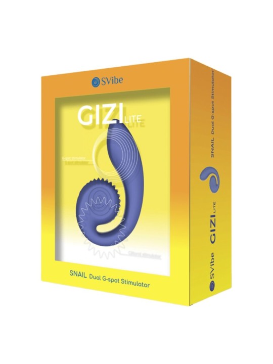 Snail Vibe Gizi Lite - Double G-Spot and Clitoral Vibrator Purple