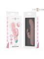 Intense Alvin - Vibratore Rabbit Rotante e Oscillante in Silicone Rosa