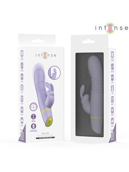 Intense Helen - Vibratore Rabbit con Funzione Spinta in Silicone Viola