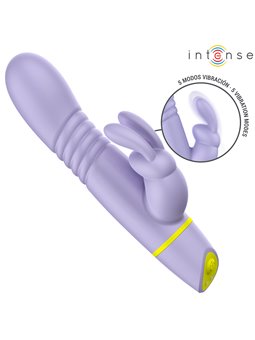Intense Helen - Vibratore Rabbit con Funzione Spinta in Silicone Viola