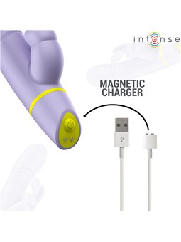 Intense Helen - Vibratore Rabbit con Funzione Spinta in Silicone Viola
