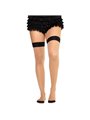 Leg Avenue 1963 - Calze Autoreggenti Nere con Fiocco Taglia Unica