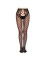 Leg Avenue 1966 - Fishnet Tights with Open Crotch One Size Black