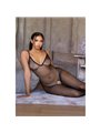 Leg Avenue 89375 - Bodystocking a Rete senza Cavallo Taglia Unica Nero