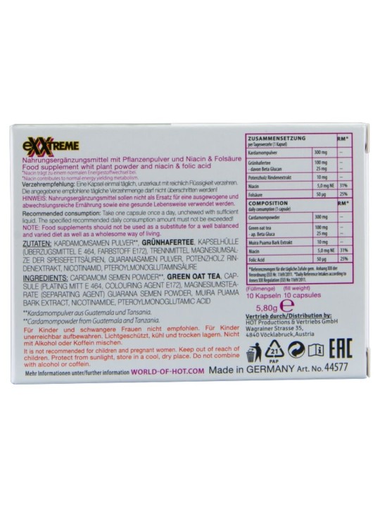 Hot Exxtreme Libido - Female Libido Supplement 10 Capsules