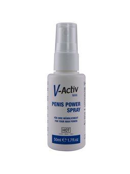 Hot V-Activ Penis Power - Spray per il Piacere Erotico dell'Uomo 50 ML