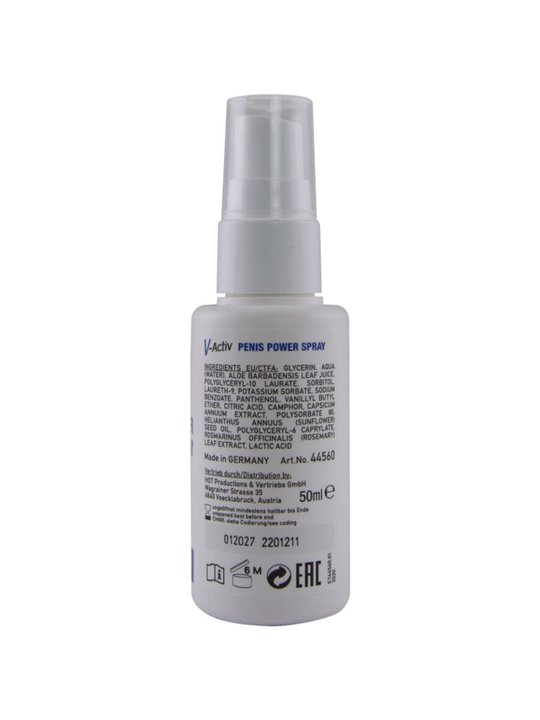 Hot V-Activ Penis Power - Spray per il Piacere Erotico dell'Uomo 50 ML