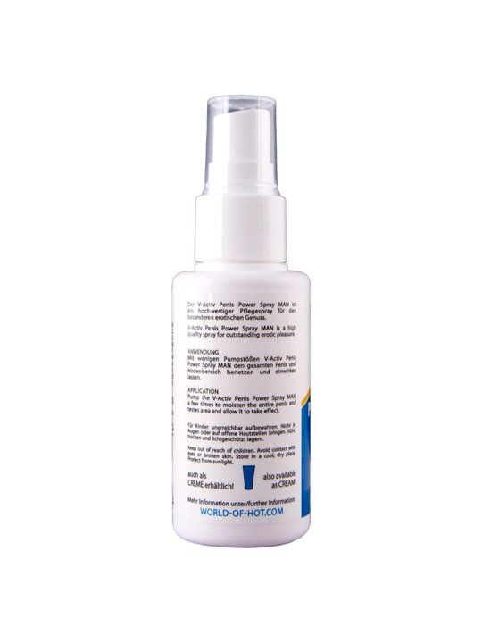 Hot V-Activ Penis Power - Spray per il Piacere Erotico dell'Uomo 50 ML